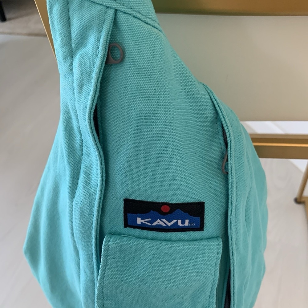 Kavu Rope Sling Crossbody Bag Solid Blue